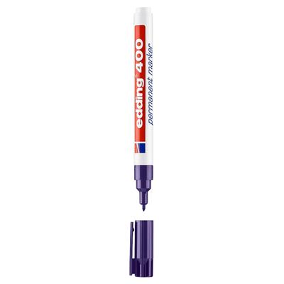 Edding 400 Permanent Markör Yuvarlak Uç 1 mm Mor