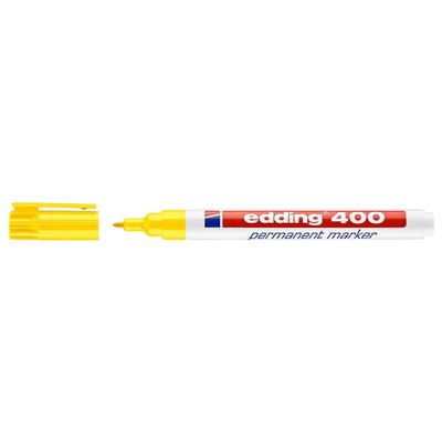 Edding 400 Permanent Markör Yuvarlak Uç 1 mm Sarı