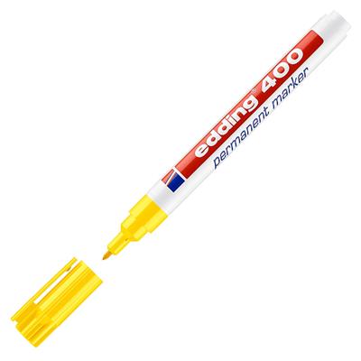 Edding 400 Permanent Markör Yuvarlak Uç 1 mm Sarı
