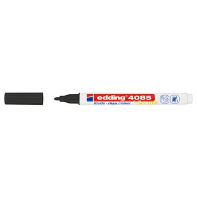 Edding 4085 likit Tebeşir Kalemi Yuvarlak Uç  1-2 mm  Siyah