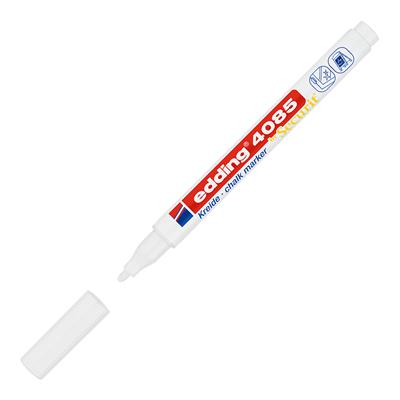 Edding 4085 likit Tebeşir Kalemi Yuvarlak Uç   1-2 mm  Beyaz