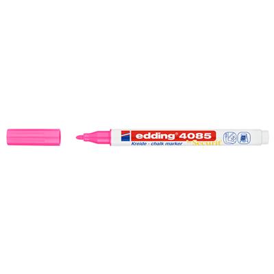 Edding 4085 likit Tebeşir Kalemi Yuvarlak Uç  1-2 mm  Fosforlu Pembe