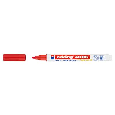 Edding 4085 likit Tebeşir Kalemi Yuvarlak Uç  1-2 mm Kırmızı