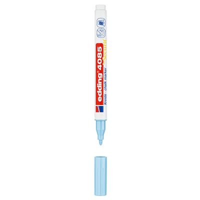 Edding 4085 likit Tebeşir Kalemi Yuvarlak Uç 1-2 mm  Pastel Mavi