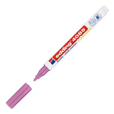Edding 4085 likit Tebeşir Kalemi Yuvarlak Uç  1-2 mm  Metalik Pembe