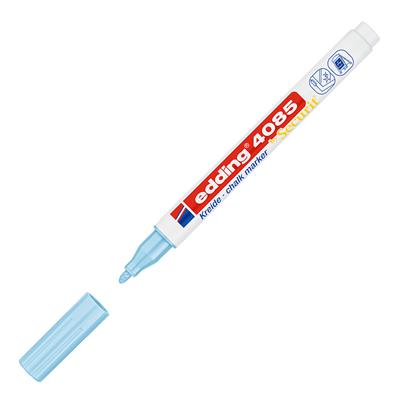 Edding 4085 likit Tebeşir Kalemi Yuvarlak Uç 1-2 mm  Pastel Mavi