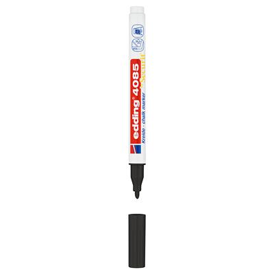 Edding 4085 likit Tebeşir Kalemi Yuvarlak Uç  1-2 mm  Siyah