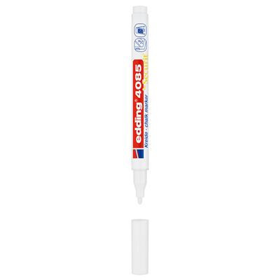 Edding 4085 likit Tebeşir Kalemi Yuvarlak Uç   1-2 mm  Beyaz