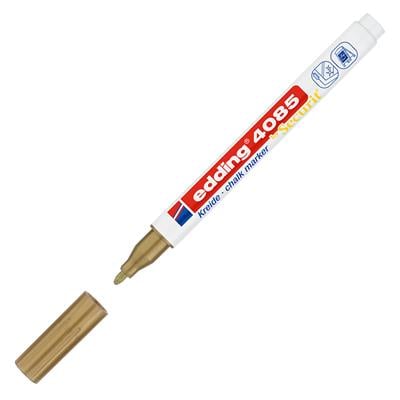 Edding 4085 likit Tebeşir Kalemi Yuvarlak Uç  1-2 mm  Altın