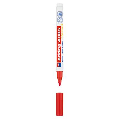 Edding 4085 likit Tebeşir Kalemi Yuvarlak Uç  1-2 mm Kırmızı