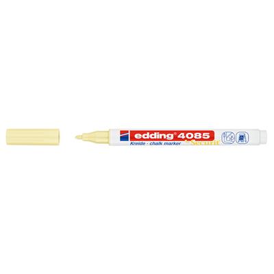 Edding 4085 likit Tebeşir Kalemi Yuvarlak Uç  1-2 mm  Pastel Sarısı