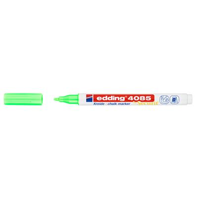 Edding 4085 likit Tebeşir Kalemi Yuvarlak Uç  1-2 mm  Fosforlu Yeşil