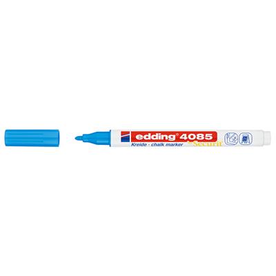 Edding 4085 likit Tebeşir Kalemi Yuvarlak Uç  1-2 mm  Açık Mavi