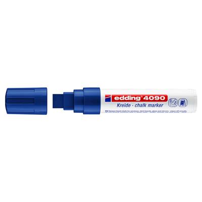 Edding 4090 likit Tebeşir Kalemi Kesik Uç 4-15 mm  Mavi
