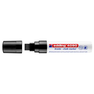 Edding 4090 likit Tebeşir Kalemi Kesik Uç 4-15 mm Siyah