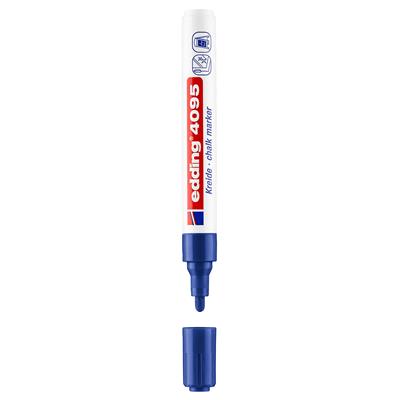 Edding 4095 likit Tebesir Kalemi Yuvarlak Uç  2-3 mm Mavi