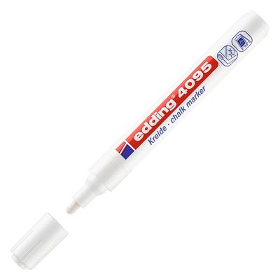 Edding 4095 likit Tebesir Kalemi Yuvarlak Uç  2-3 mm Beyaz