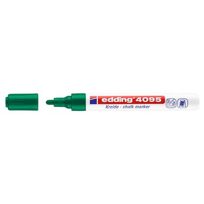 Edding 4095 likit Tebeşir Kalemi Yuvarlak Uç 2-3 mm Yeşil