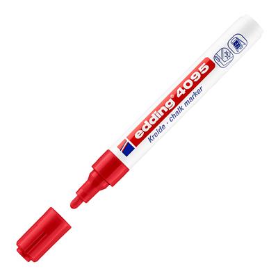 Edding 4095 likit Tebesir Kalemi Yuvarlak Uç  2-3 mm Kırmızı