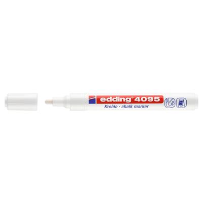 Edding 4095 likit Tebesir Kalemi Yuvarlak Uç  2-3 mm Beyaz