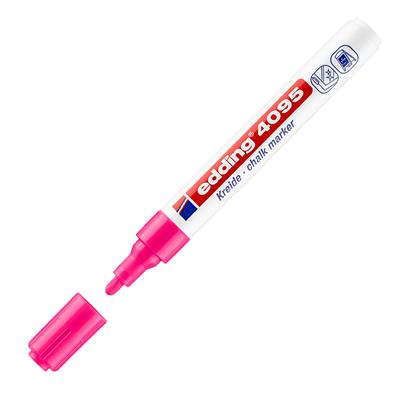Edding 4095likit Tebes¸ir Kalemi Yuvarlak Uç 2-3 mm Fosforlu Pembe