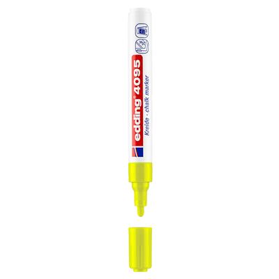 Edding 4095likit Tebes¸ir Kalemi Yuvarlak Uç 2-3 mm Fosforlu Sarı