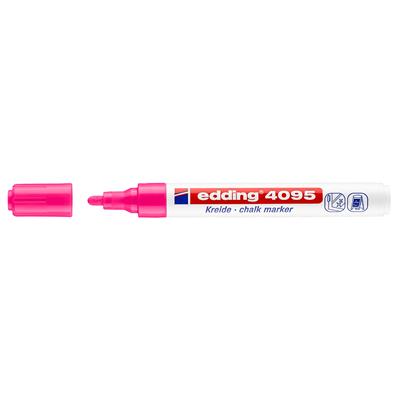 Edding 4095likit Tebes¸ir Kalemi Yuvarlak Uç 2-3 mm Fosforlu Pembe