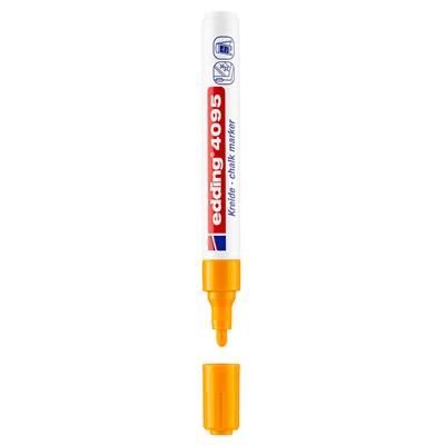 Edding 4095likit Tebes¸ir Kalemi Yuvarlak Uç 2-3 mm Fosforlu Turuncu
