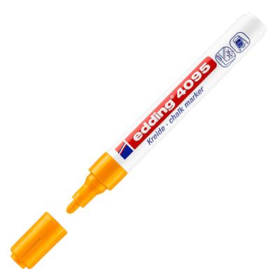 Edding 4095likit Tebes¸ir Kalemi Yuvarlak Uç 2-3 mm Fosforlu Turuncu