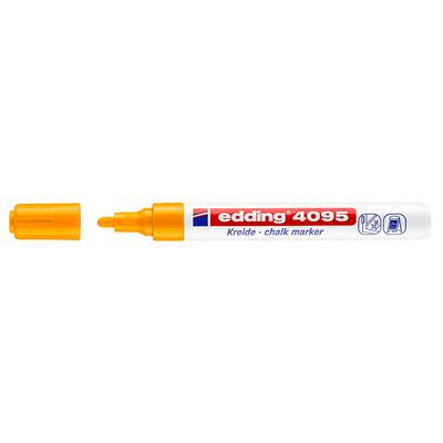 Edding 4095likit Tebes¸ir Kalemi Yuvarlak Uç 2-3 mm Fosforlu Turuncu