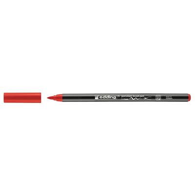 Edding 4200 Porselen Kalemi 1-4 mm Uç Kırmızı