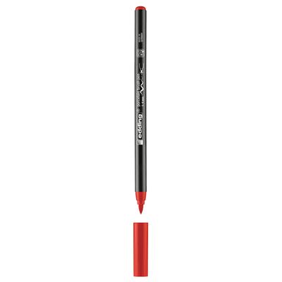 Edding 4200 Porselen Kalemi 1-4 mm Uç Kırmızı
