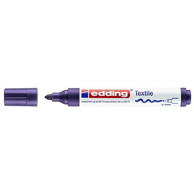 Edding 4500 Tekstil Markörü Yuvarlak Uç 2-3 mm Mor