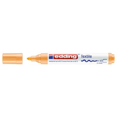 Edding 4500 Tekstil Markörü Yuvarlak Uç 2-3 mm Açık Turuncu