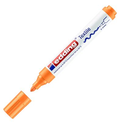 Edding 4500 Tekstil Markörü Yuvarlak Uç 2-3 mm Fosforlu Turuncu