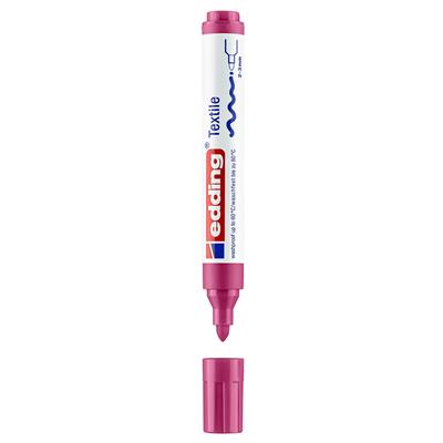 Edding 4500 Tekstil Markörü Yuvarlak Uç 2-3 mm Carmina Kırmızısı