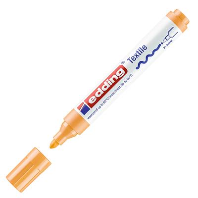 Edding 4500 Tekstil Markörü Yuvarlak Uç 2-3 mm Açık Turuncu