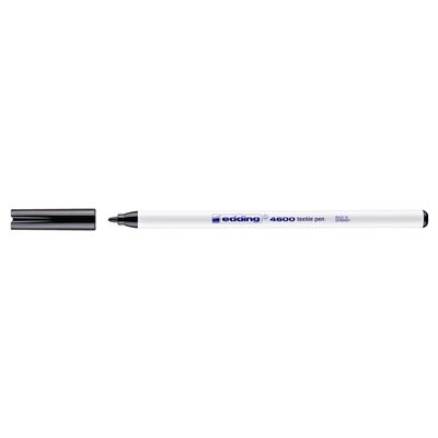 Edding 4600 Tekstil Kalemi Yuvarlak Uç 1 mm Siyah