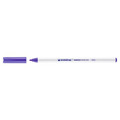 Edding 4600 Tekstil Kalemi Yuvarlak Uç 1 mm Fosfor Fosforlu Mor