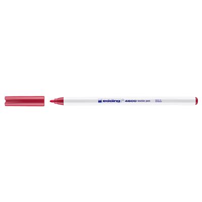 Edding 4600 Tekstil Kalemi Yuvarlak Uç 1 mm Carmina Kırmızısı