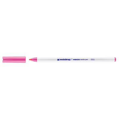Edding 4600 Tekstil Kalemi Yuvarlak Uç 1 mm Pembe