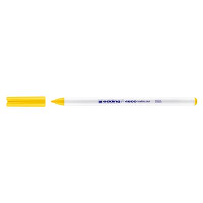 Edding 4600 Tekstil Kalemi Yuvarlak Uç 1 mm Sarı