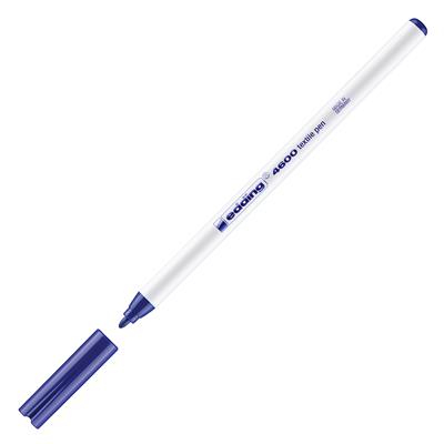 Edding 4600 Tekstil Kalemi Yuvarlak Uç 1 mm Mavi