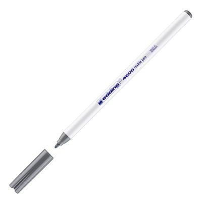 Edding 4600 Tekstil Kalemi Yuvarlak Uç 1 mm Gri