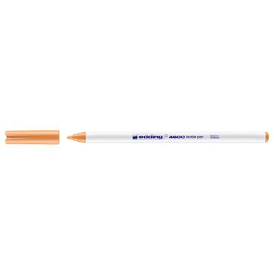 Edding 4600 Tekstil Kalemi Yuvarlak Uç 1 mm Açık Turuncu