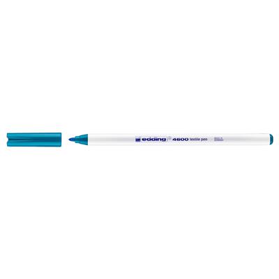 Edding 4600 Tekstil Kalemi Yuvarlak Uç 1 mm Kirli  Kirli Mavi