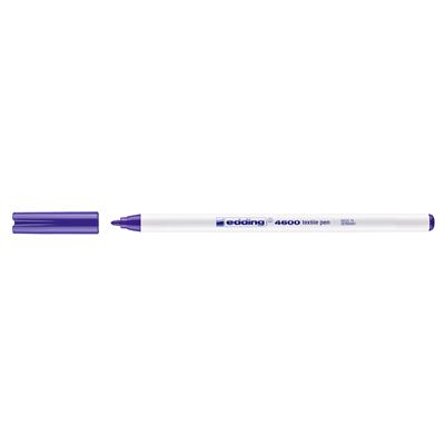 Edding 4600 Tekstil Kalemi Yuvarlak Uç 1 mm Mor