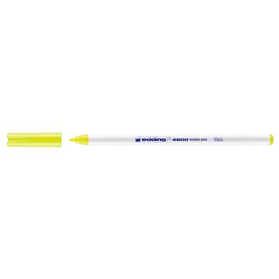 Edding 4600 Tekstil Kalemi Yuvarlak Uç 1 mm Fosforlu Sarı
