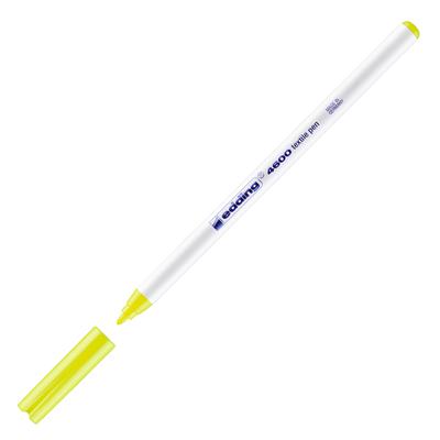 Edding 4600 Tekstil Kalemi Yuvarlak Uç 1 mm Fosforlu Sarı
