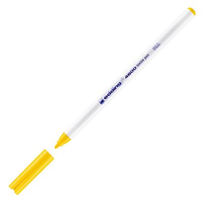 Edding 4600 Tekstil Kalemi Yuvarlak Uç 1 mm Sarı